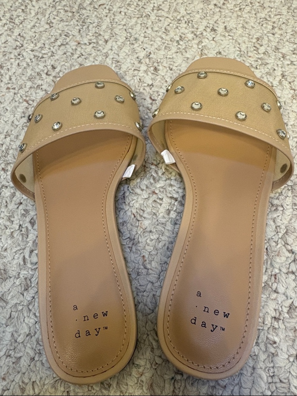 Target A New Day elain rhinestone mesh slide sandals - Picture 4 of 6
